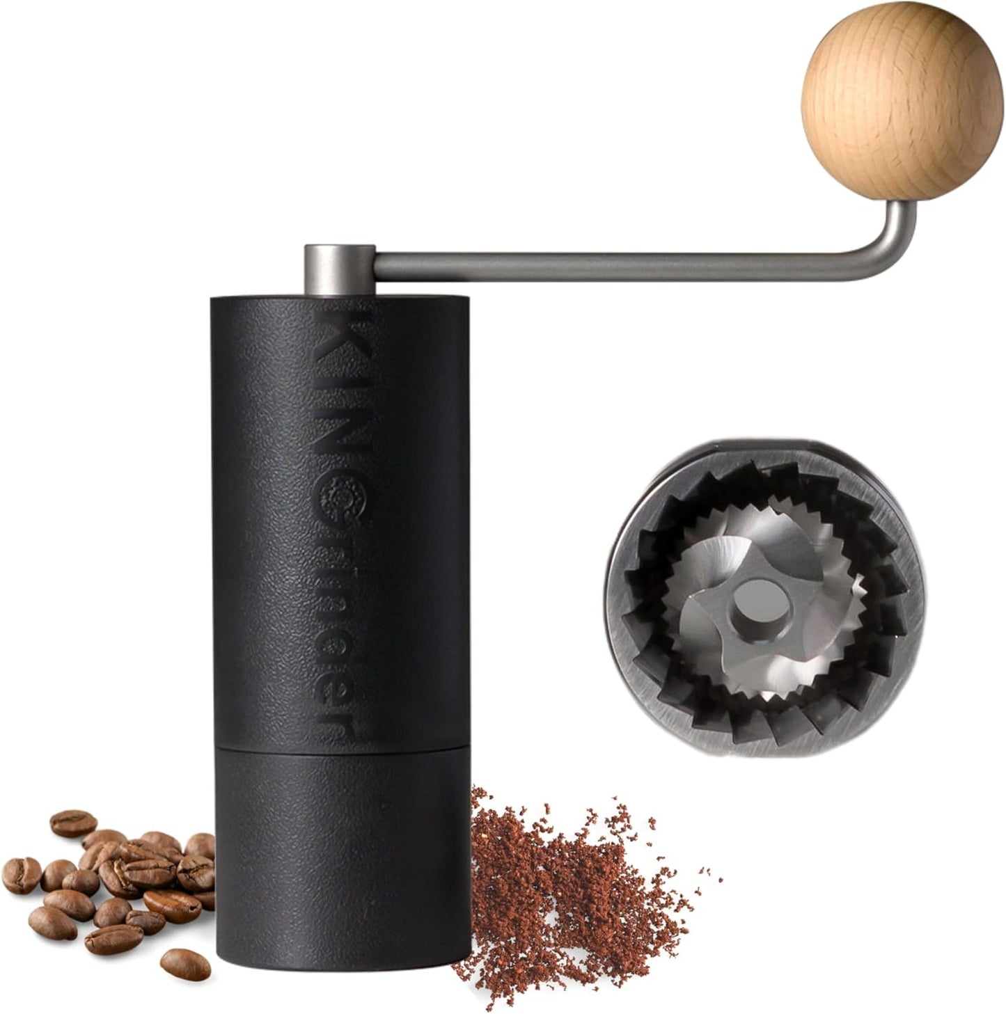 Manuelle Hand-Kaffeemühle für French Press & Mokkakanne