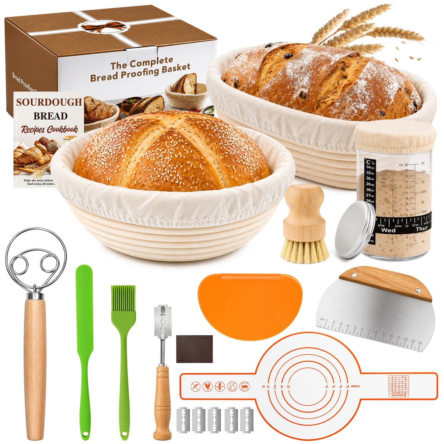 21-teiliges Sauerteig Starter-Set