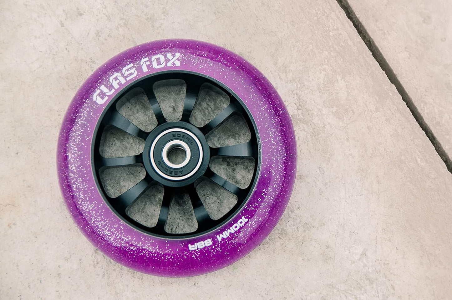 Pro Stunt Scooter Rollen, Transparent lila