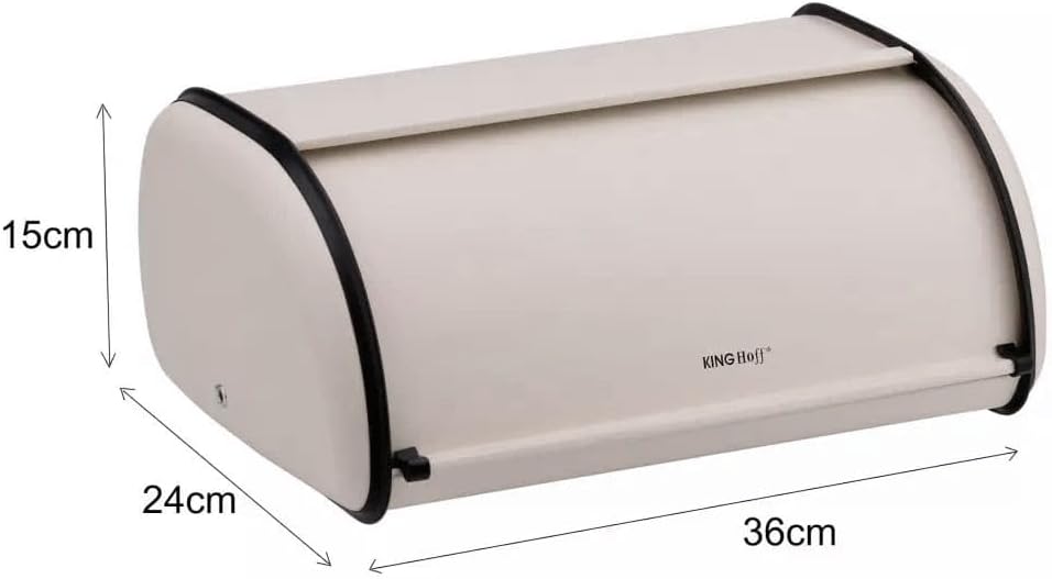 Brotkasten KH-1754, Beige 36cm x 24cm x 15cm (Kleine )