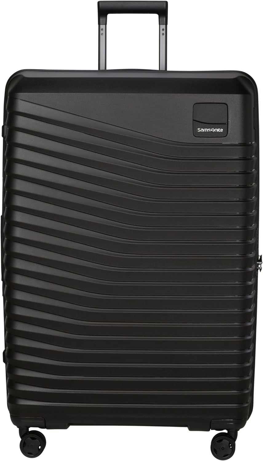 Intuo - Erweiterbarer XL-Reisekoffer, Black (Black) Spinner XL (81 cm - 144 L)