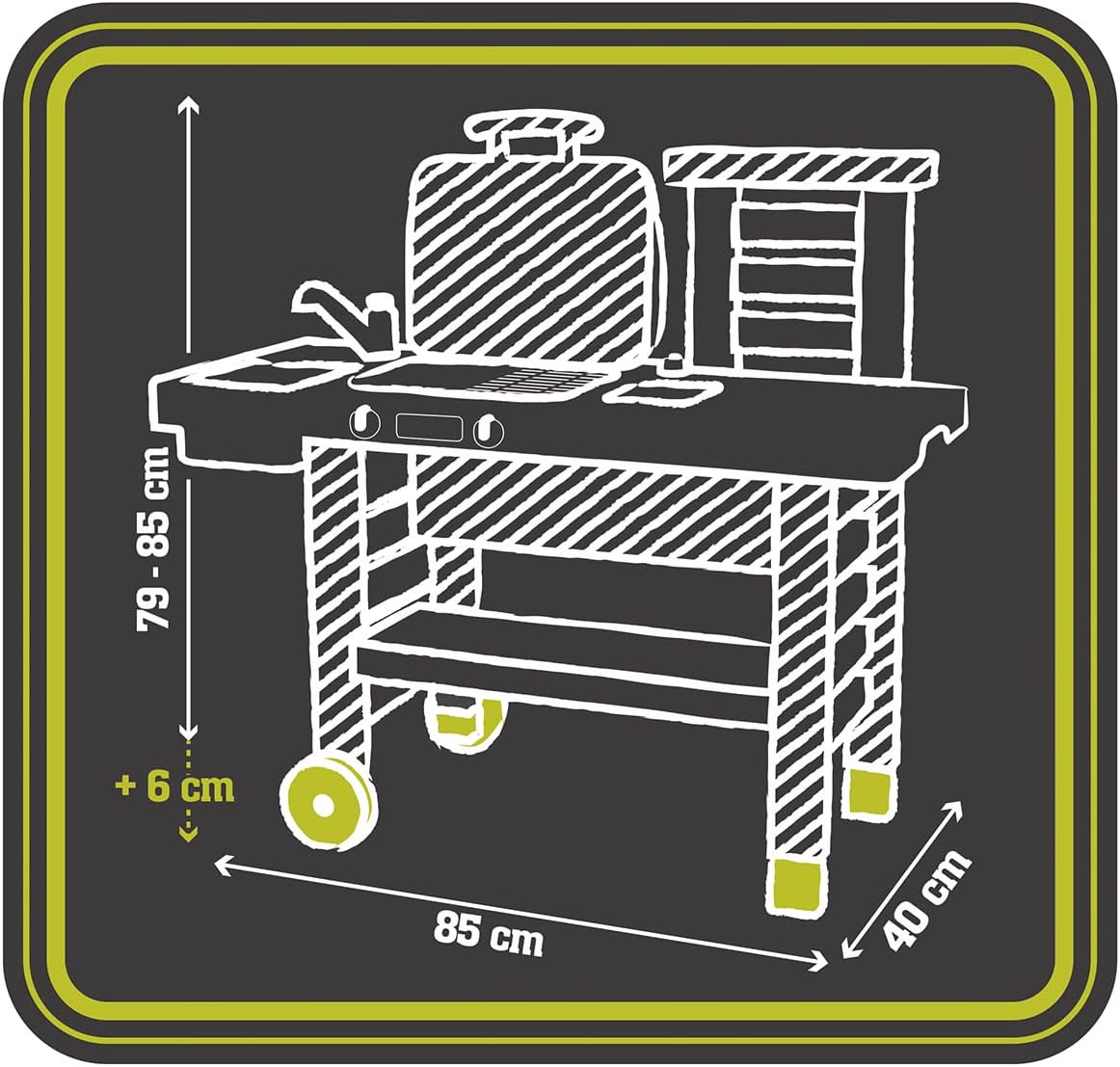 Garden Kitchen Outdoor-Gartenküche, Single
