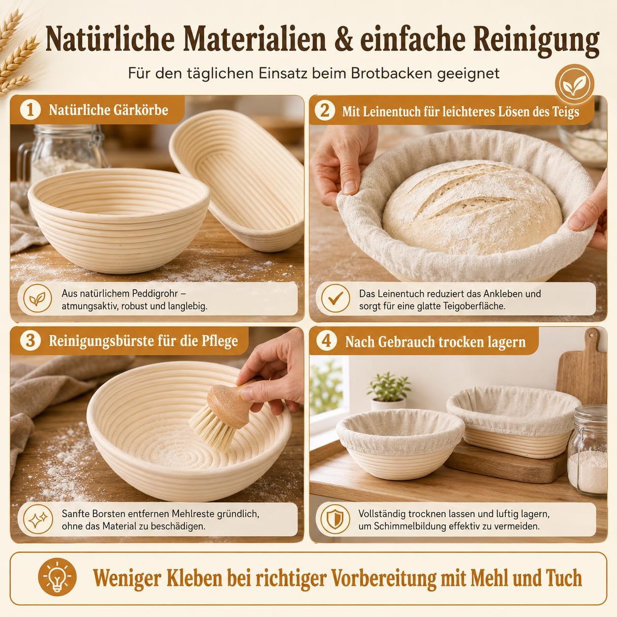 21-teiliges Sauerteig Starter-Set