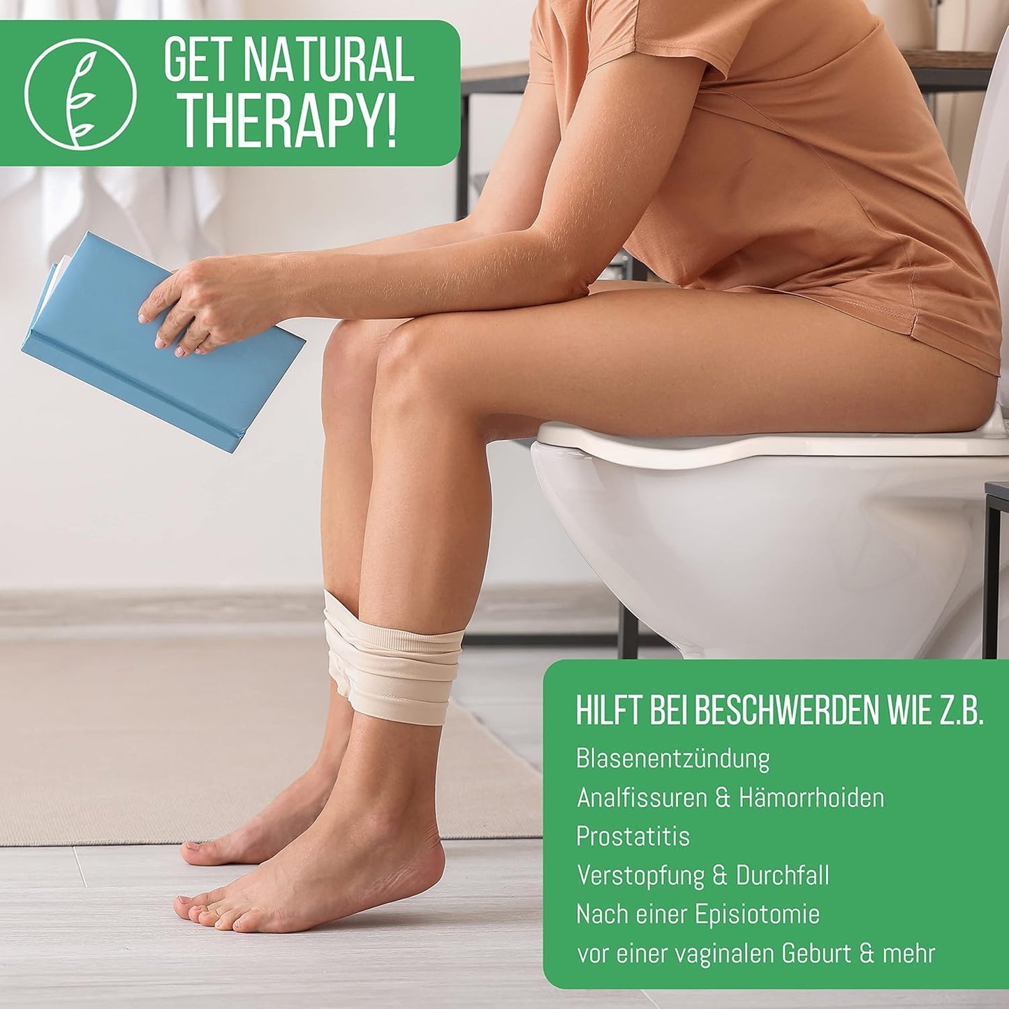 Sitzbadewanne Bidet-Einsatz für Toiletten, Weiss