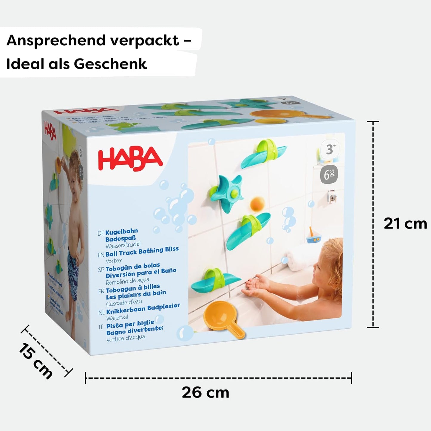 Kugelbahn Badespass Wasserstrudel