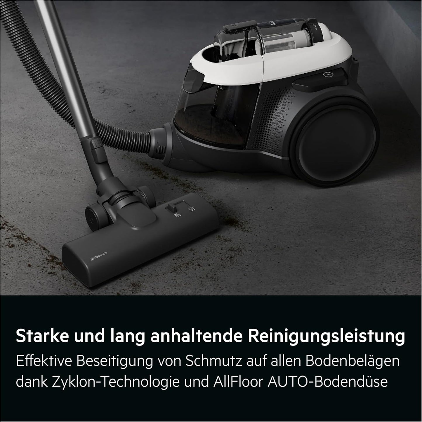 Clean 6000 Staubsauger AL61C2SW mit starker Zyklontechnologie