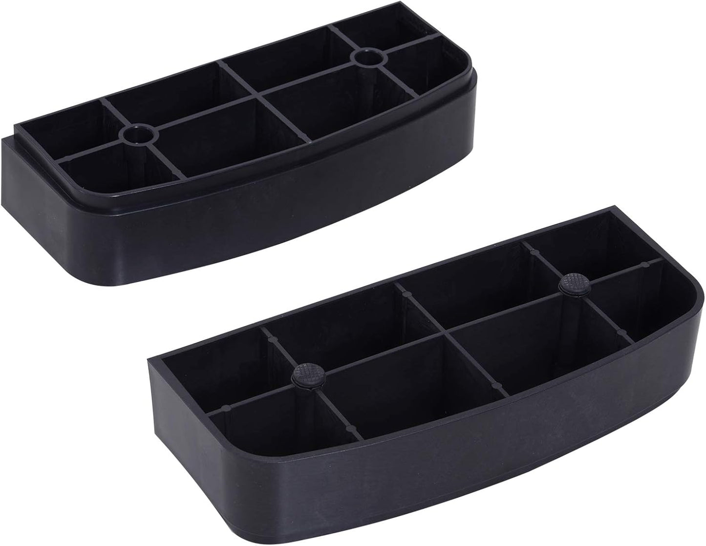 Höhenverstellbarer Aerobic Stepper, Schwarz+Grau