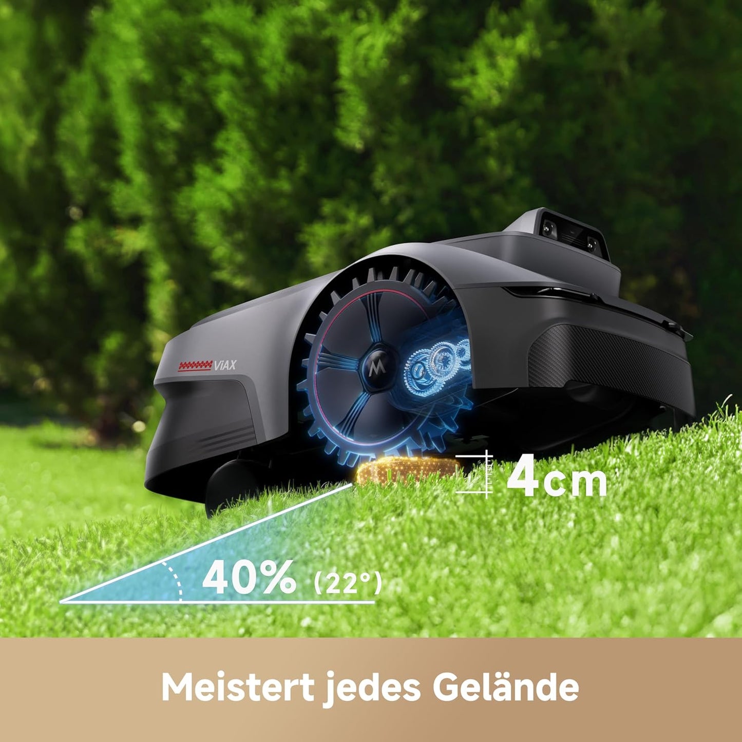 ViAX 250 Mähroboter ohne Begrenzungskabel