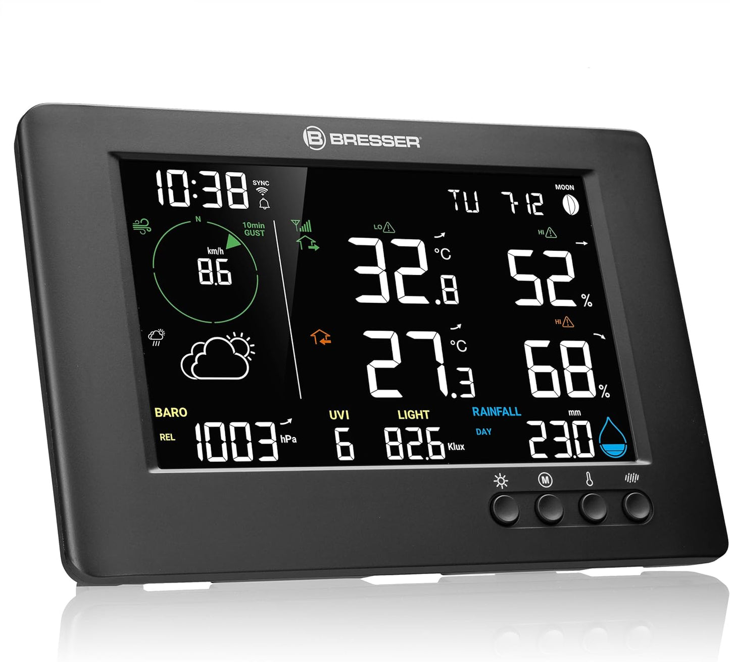 Wetterstation mit Multi-Sensoren