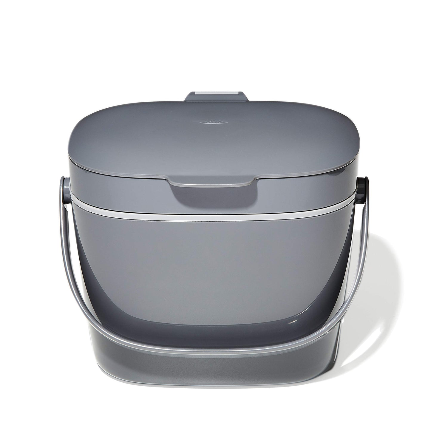 Geruchsdichter Komposteimer, 6.6L Grau