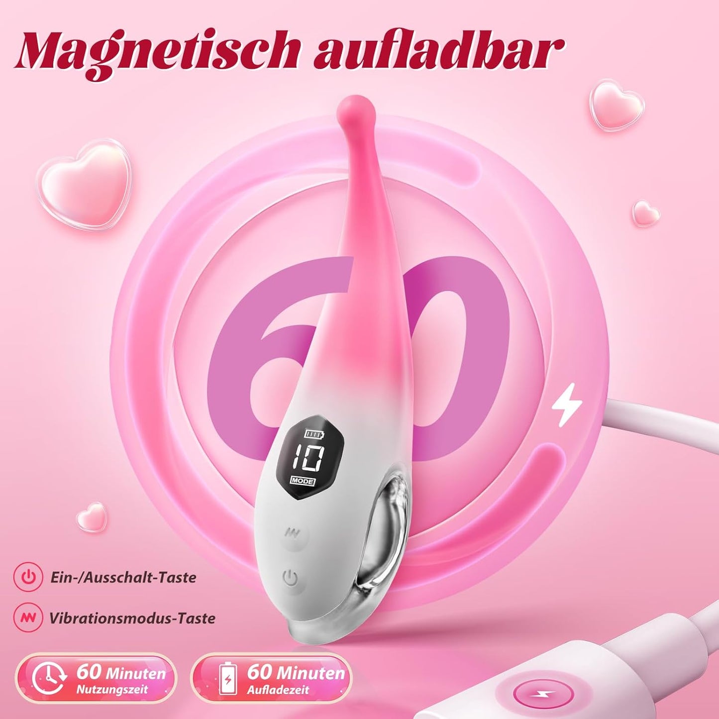 Vibration Klitoris Vibrator mit 10 Modi