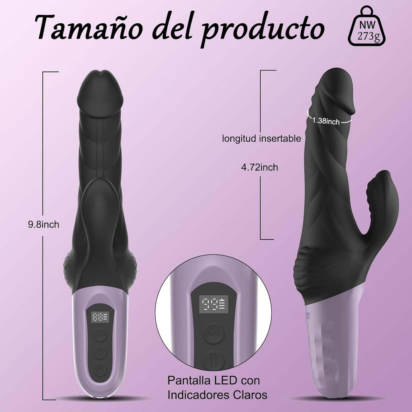 Vibrator mit Stossfunktion