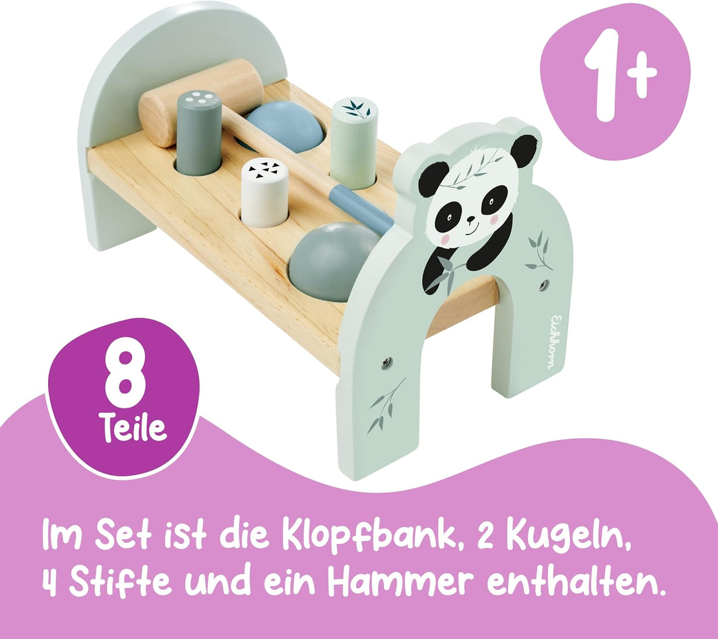 Holz-Klopfbank, Single