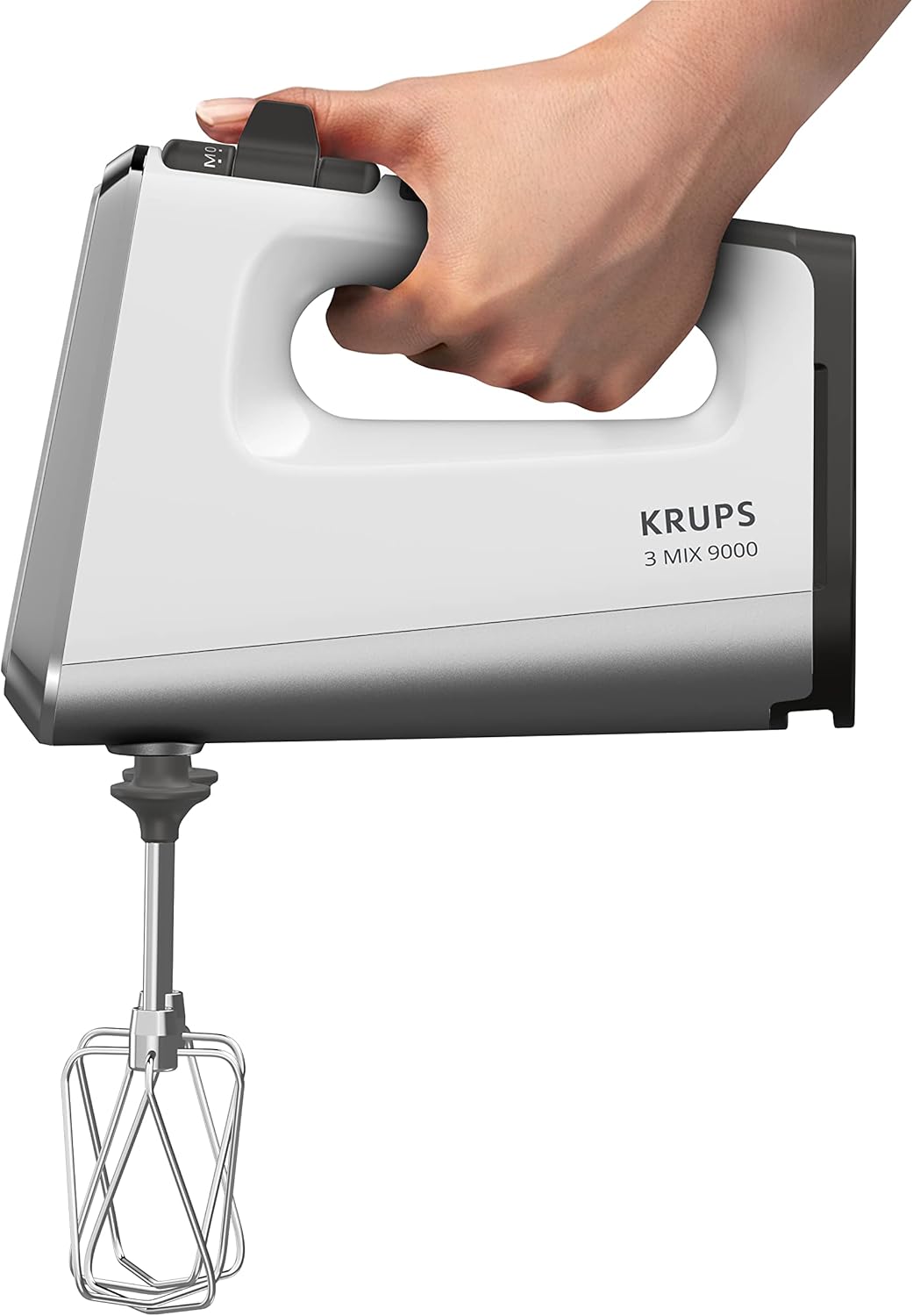 3 Mix 9000 Handmixer GN9101 mit Schneebesen und Knethaken, GN9101 inkl. Schneebesen und Knethaken