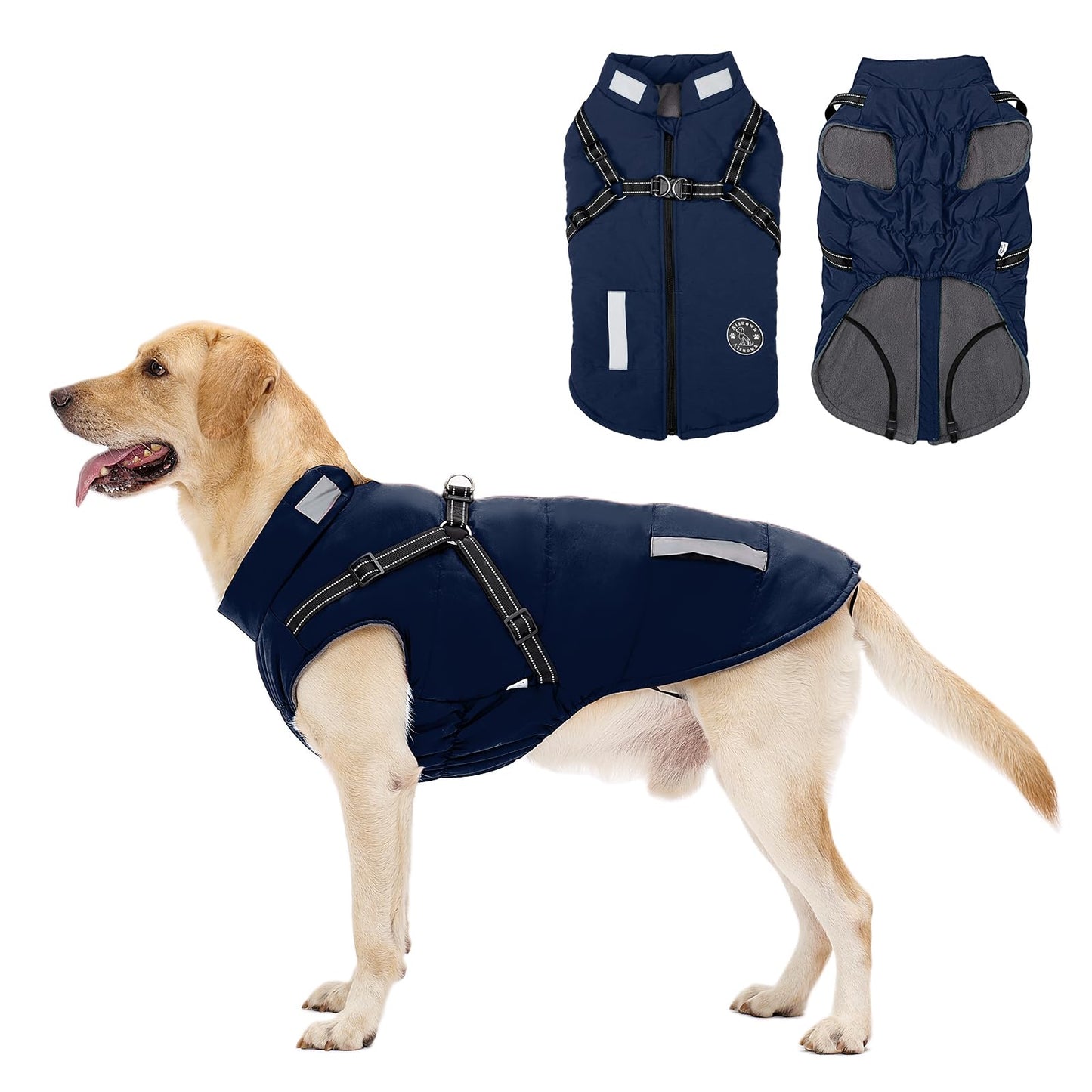 Hundemantel, S Dunkelblau