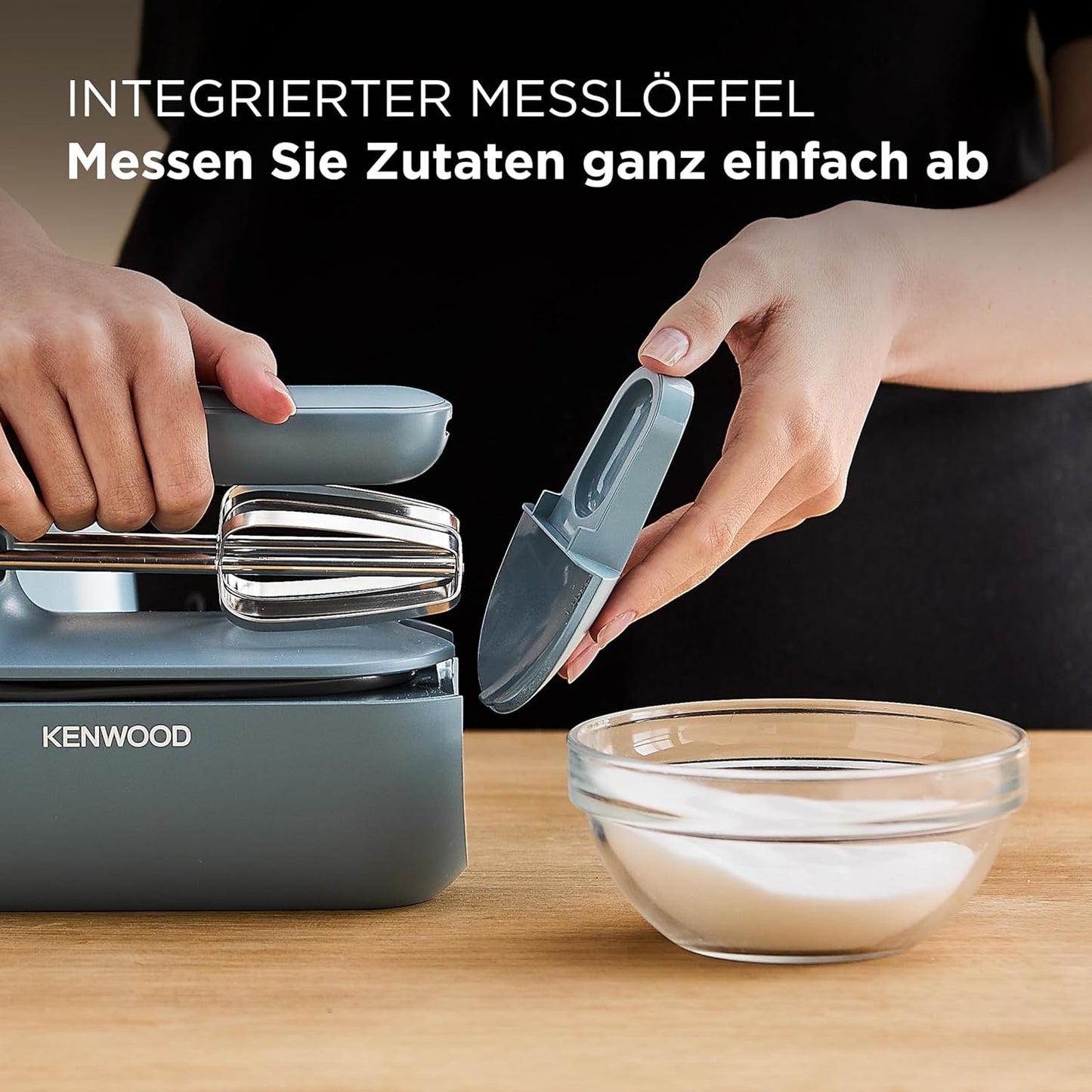 Handmixer HMP40.000GY, Grau-blau