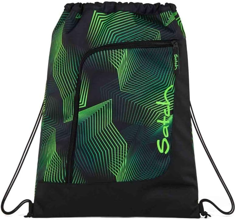 Schulrucksack Set mit Schlamperbox & Sportbeutel, Seismic Green