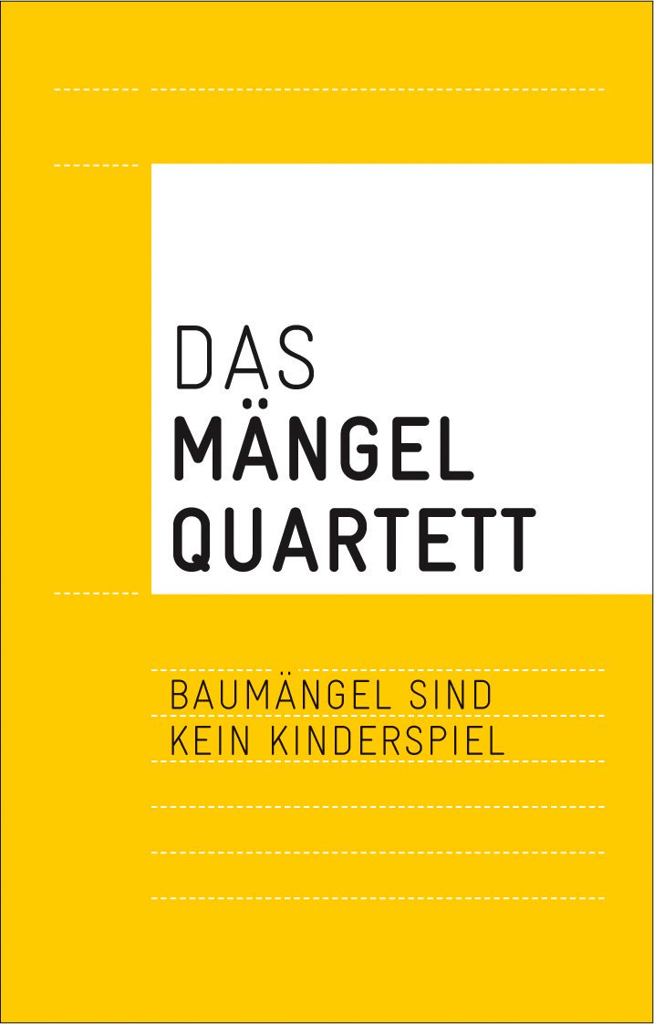 Mängelquartett - Baumängel sind kein Kinderspiel, Karten