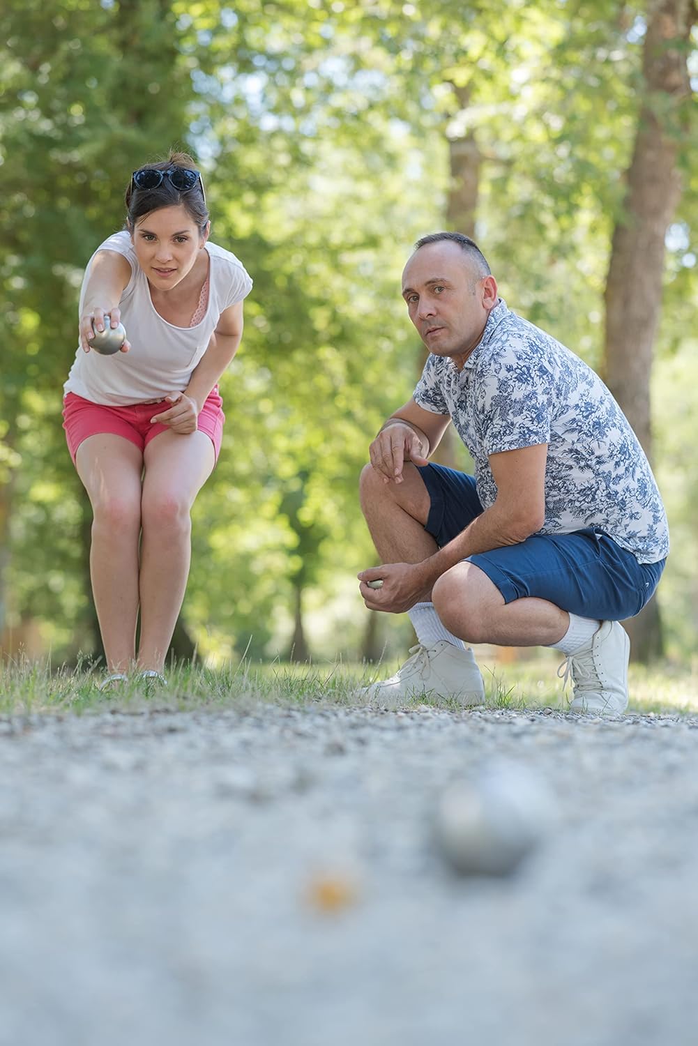 Petanque Set mit 6 Kugeln, Zubehör