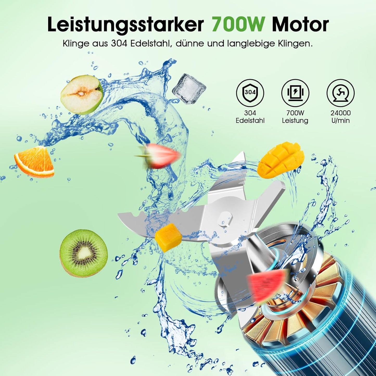 Standmixer mit Pulsfunktion