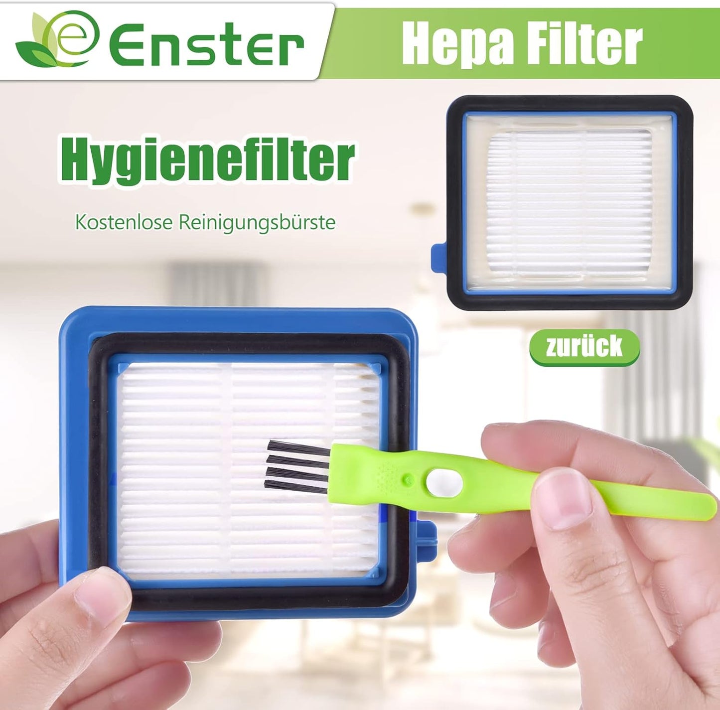 9-teiliges Filterset für AEG Staubsauger, ED-QX6-4P