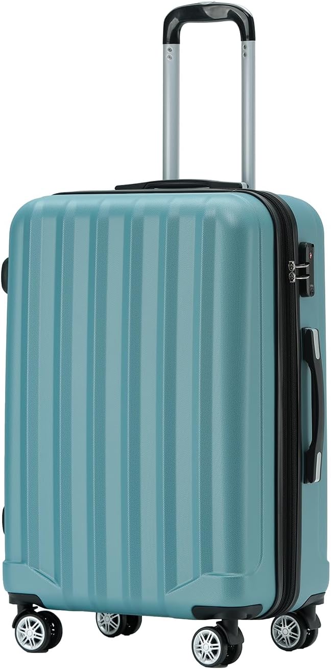 Reisekoffer mit TSA-Schloss, Ice Blue XL