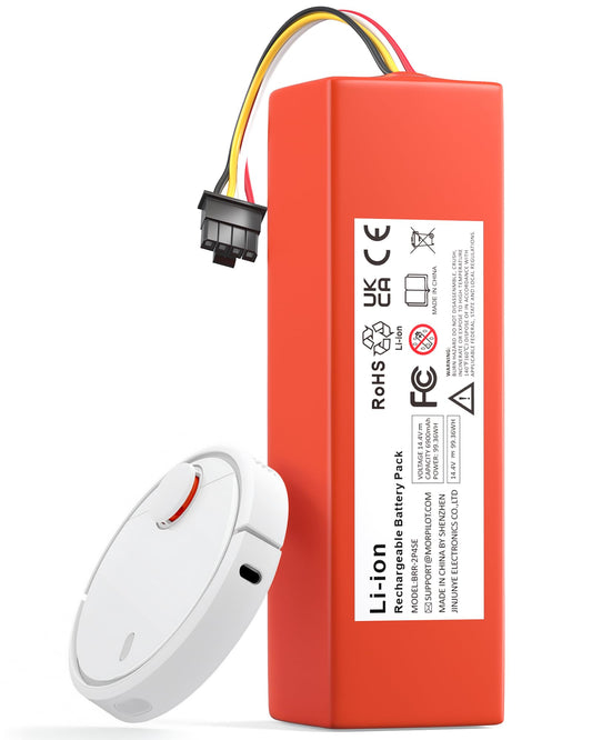 Ersatzakku für Xiaomi, Roborock und Dream, Orange