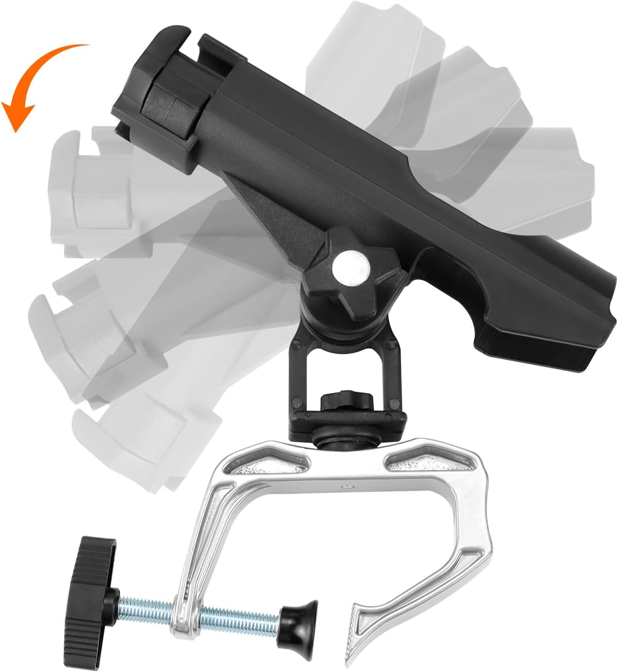 2er Angelrutenhalter-Set für Boote, 360° verstellbar