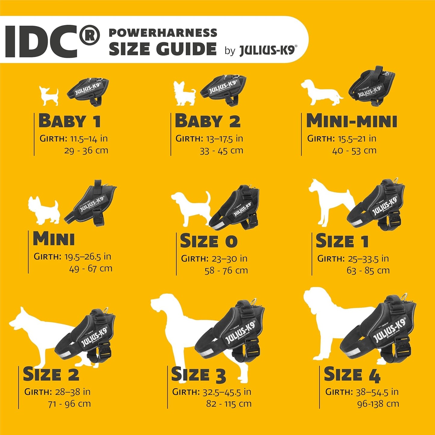 IDC Powergeschirr für Hunde, Violett / S/Mini