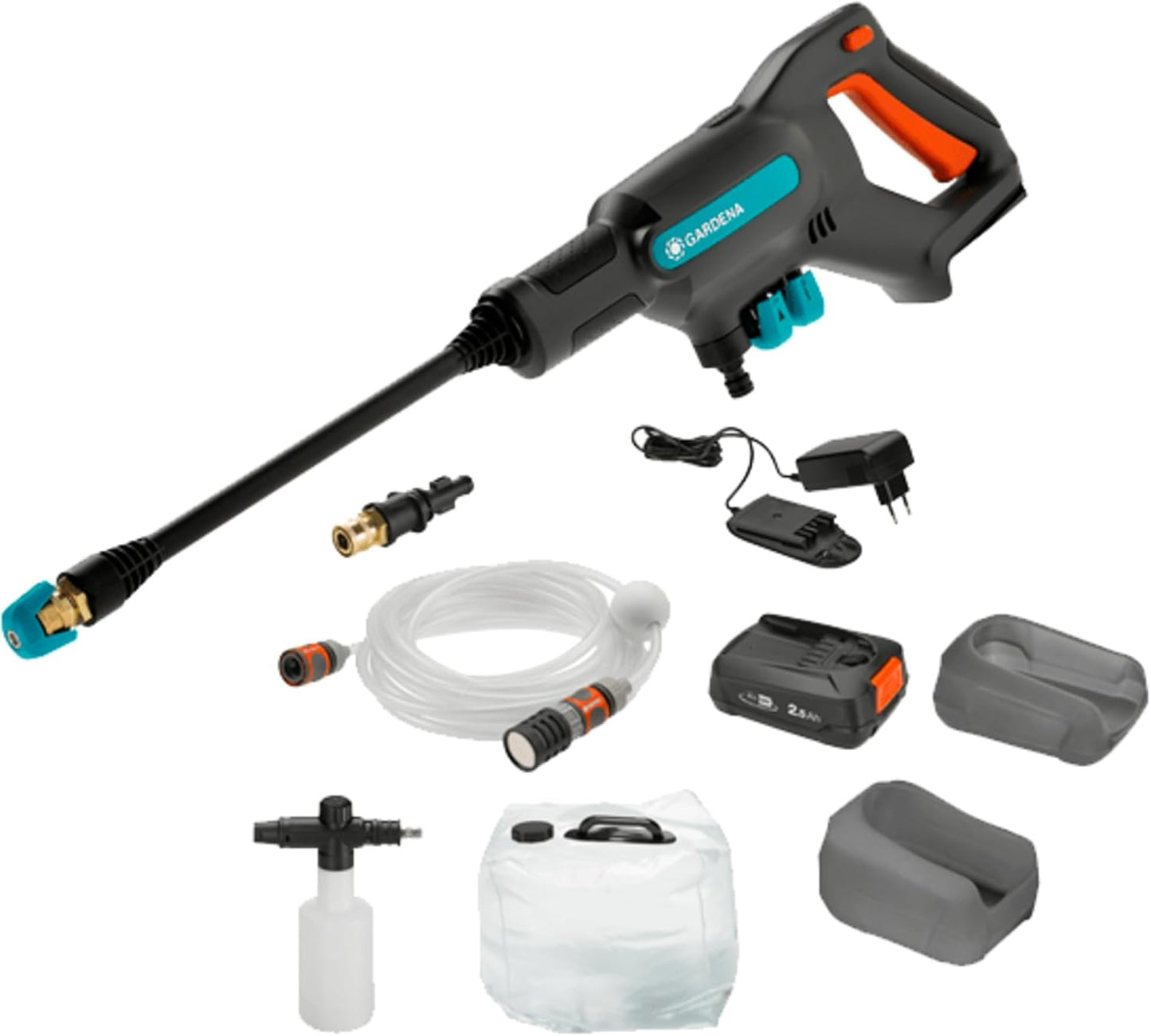 Akku-Mitteldruckreiniger AquaClean 24/18V Set, mit Akku und Zubehör
