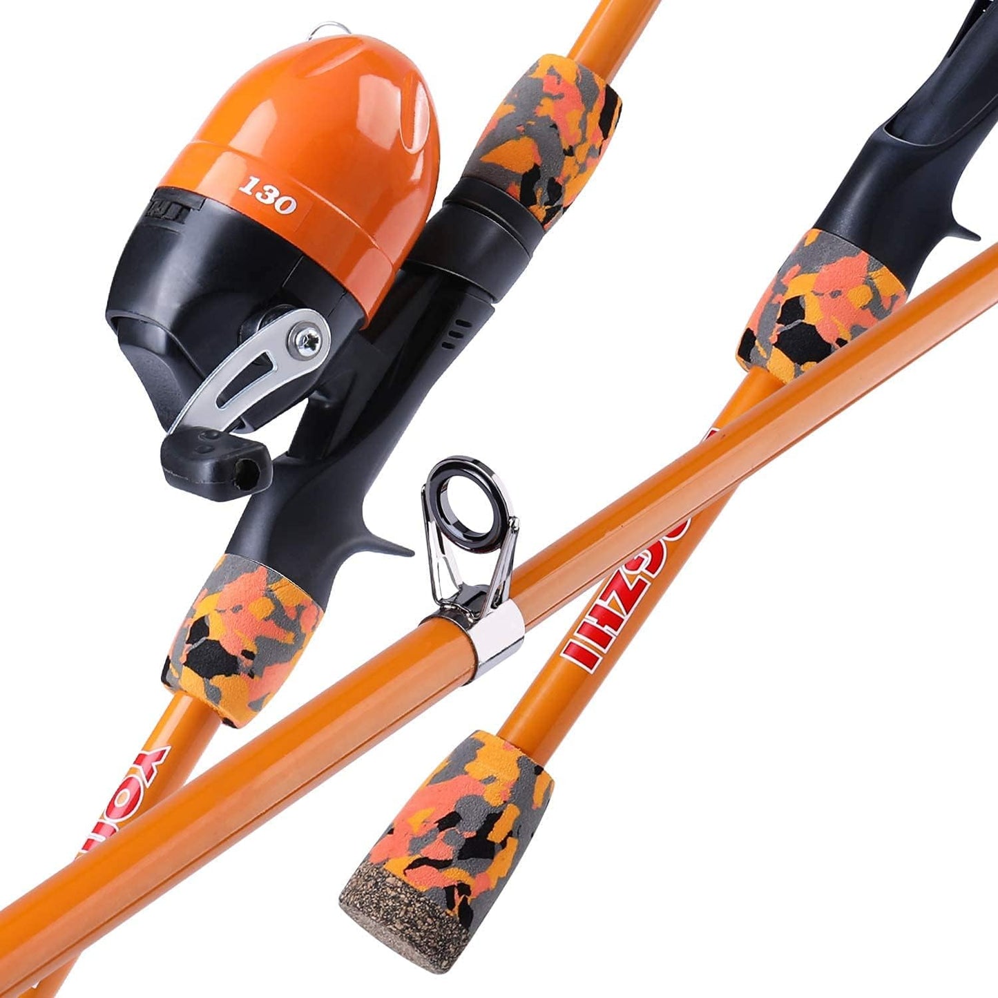 Kinder-Teleskoprute mit Zubehör, Orange