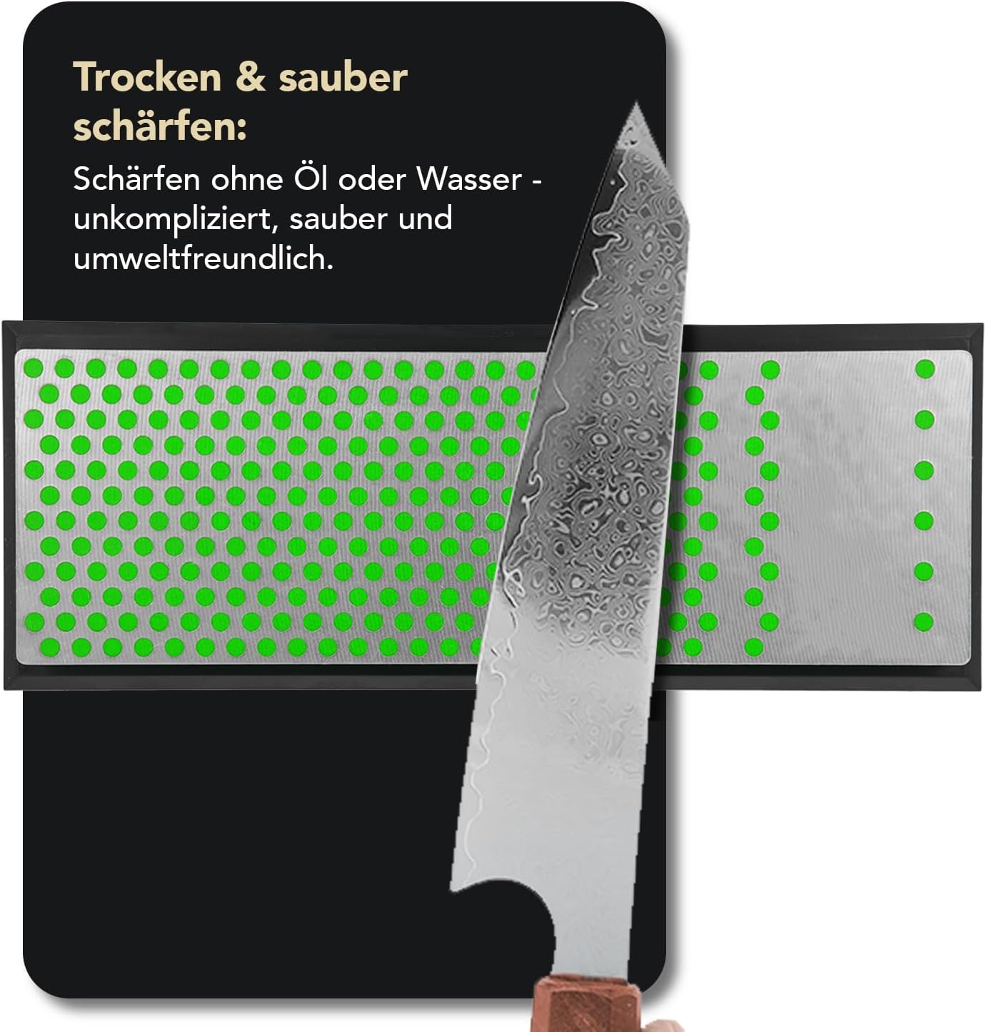 Diamant Schleifstein für Messer & Werkzeuge, Extrafein