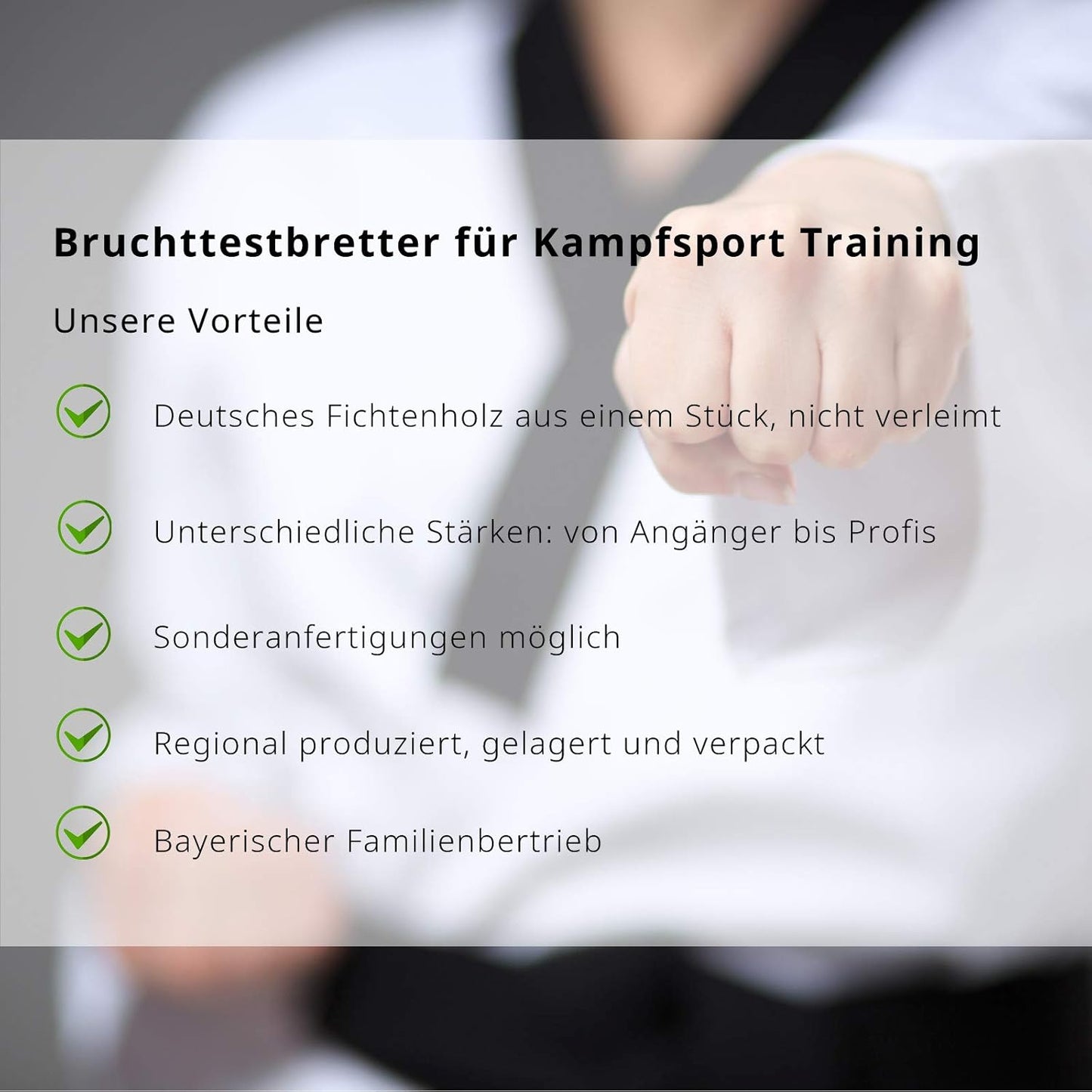 Bruchtestbretter 10er-Set für Kampfsport, 0,8cm Stärke Nicht sortiert
