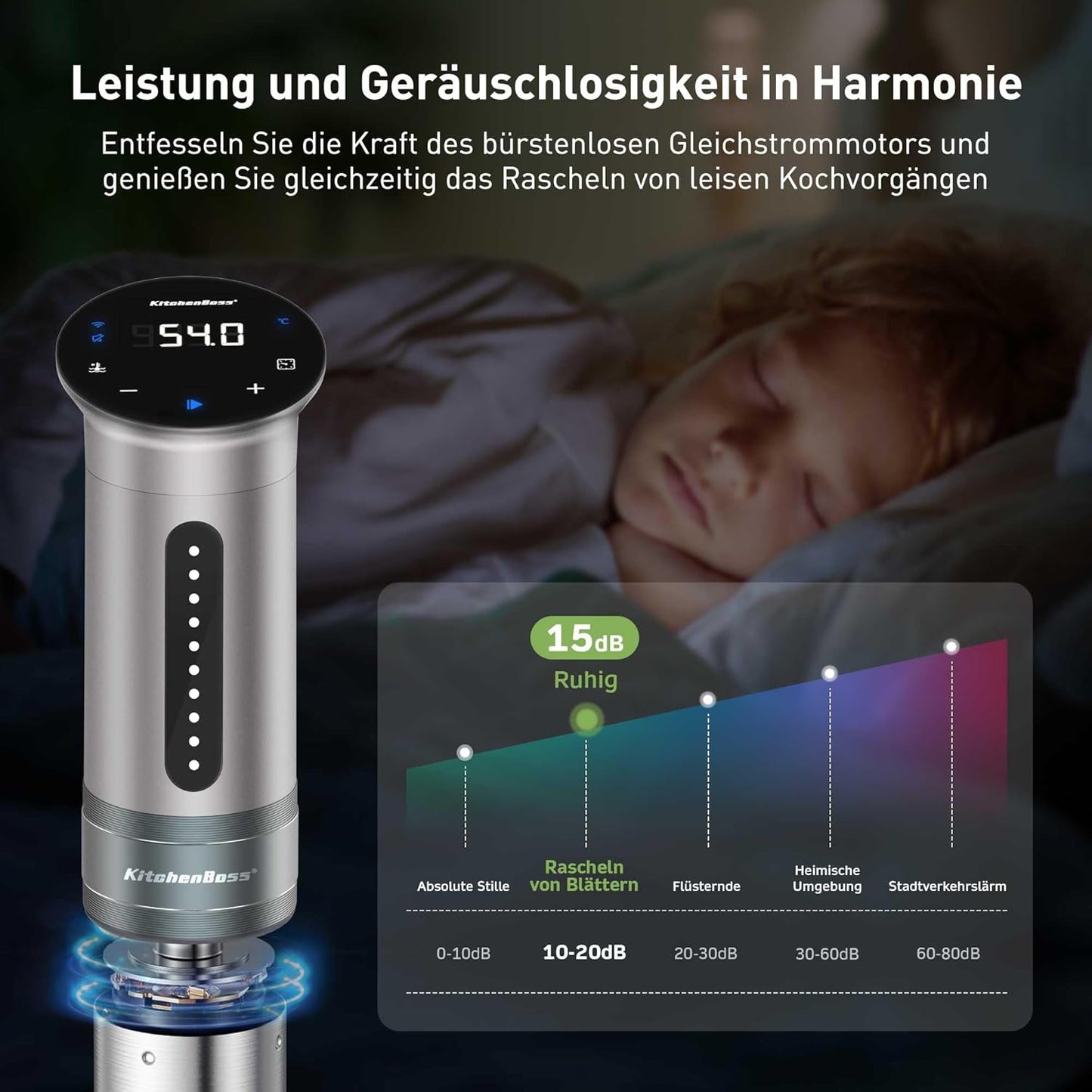 Sous Vide Stick Garer mit Wi-Fi und App-Steuerung, G310PS-SC / G310psa
