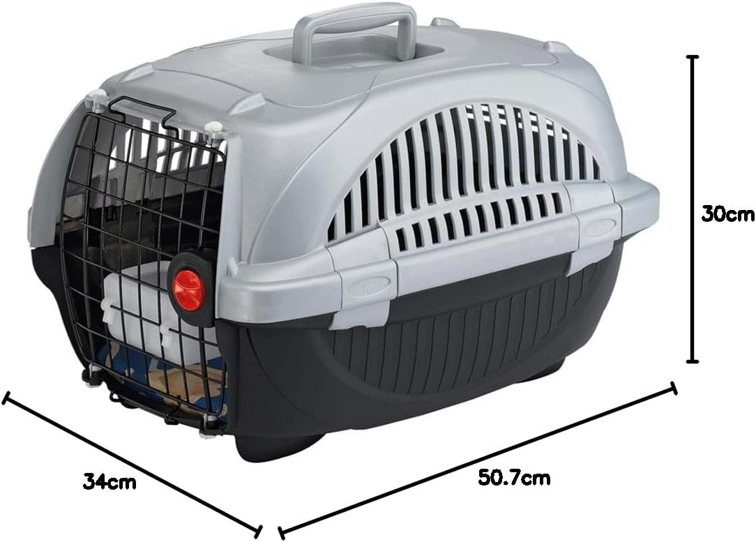 Atlas Deluxe 10 Transportbox für kleine Hunde und Katzen, schwarz / Atlas Deluxe 10