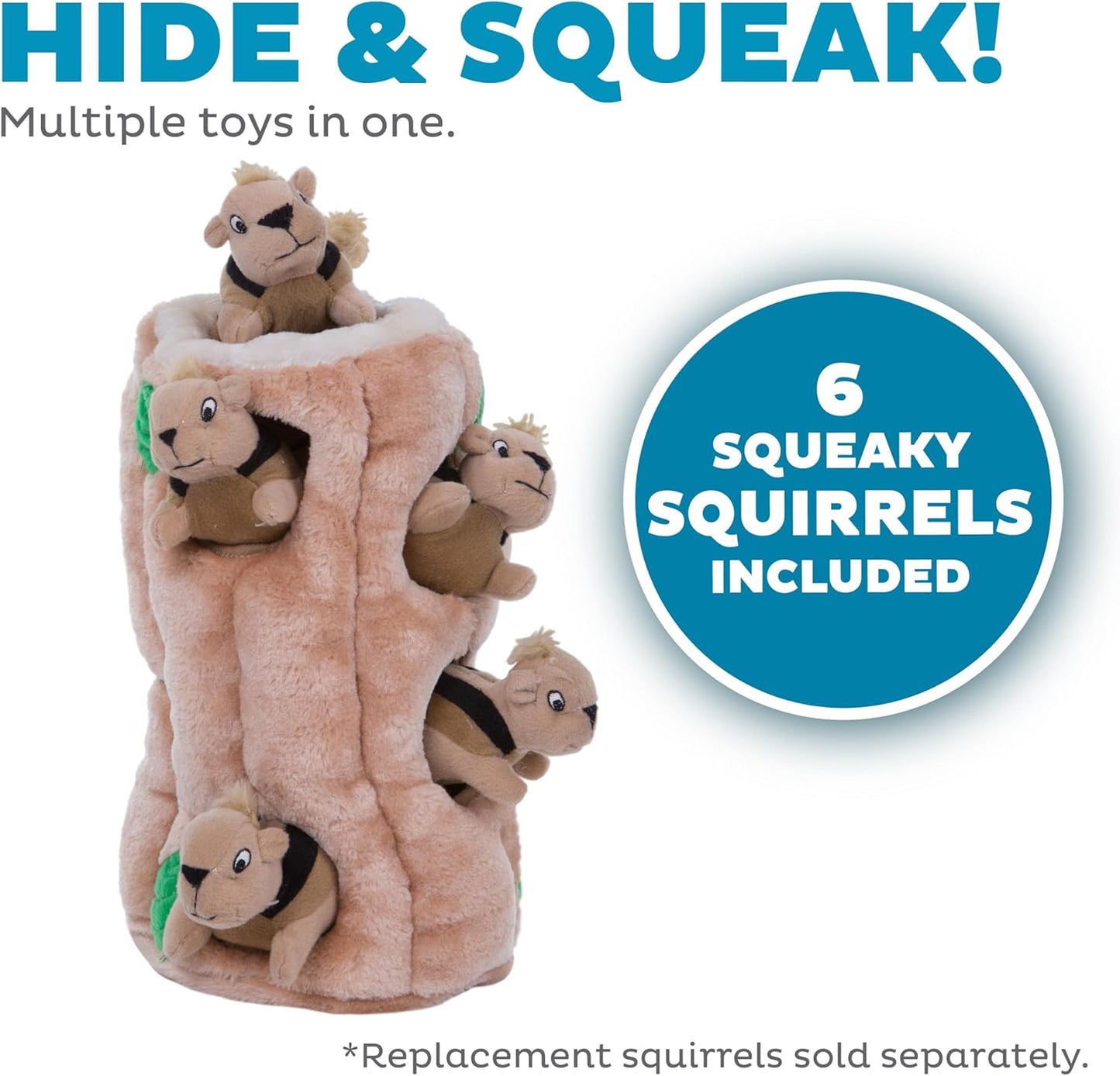 Hunde-Versteckspiel Hide A Squirrel, XL (1er Pack)