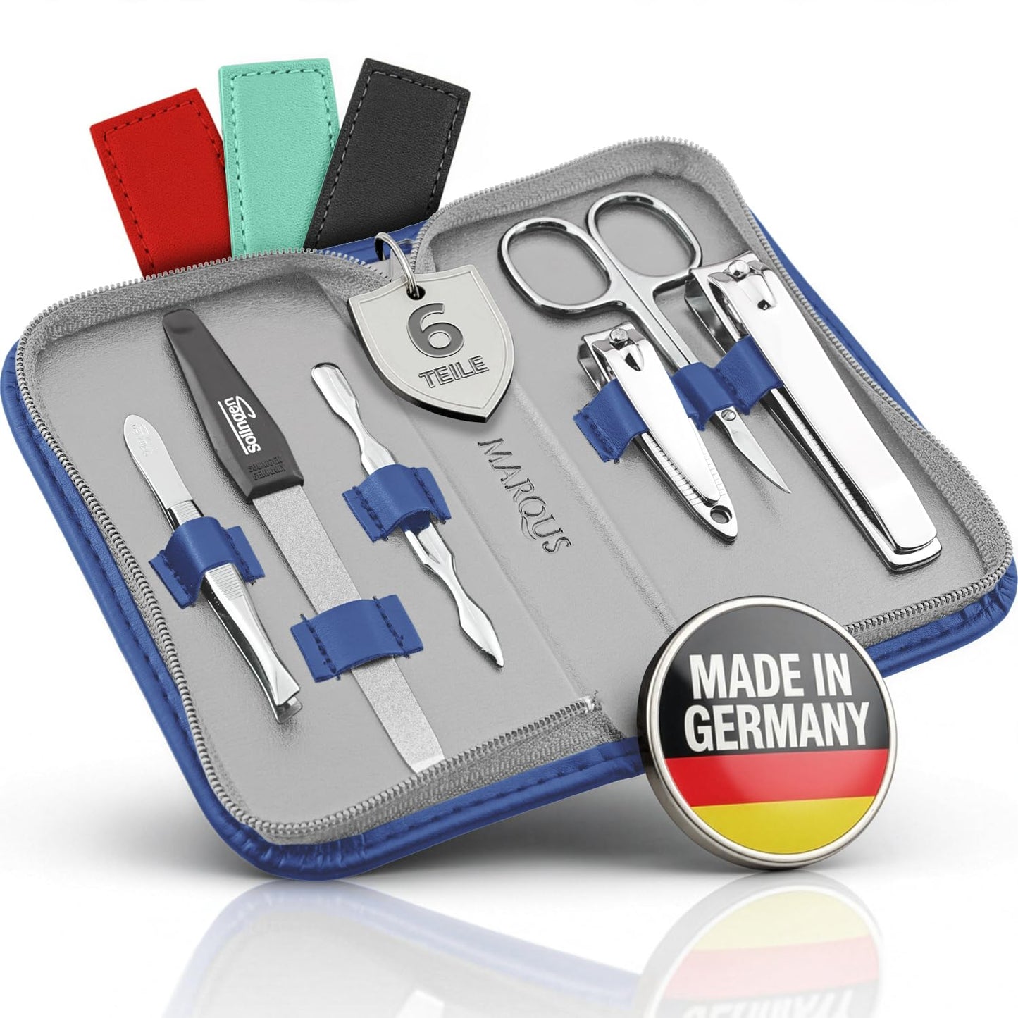 6-teiliges Maniküre Set, Blau