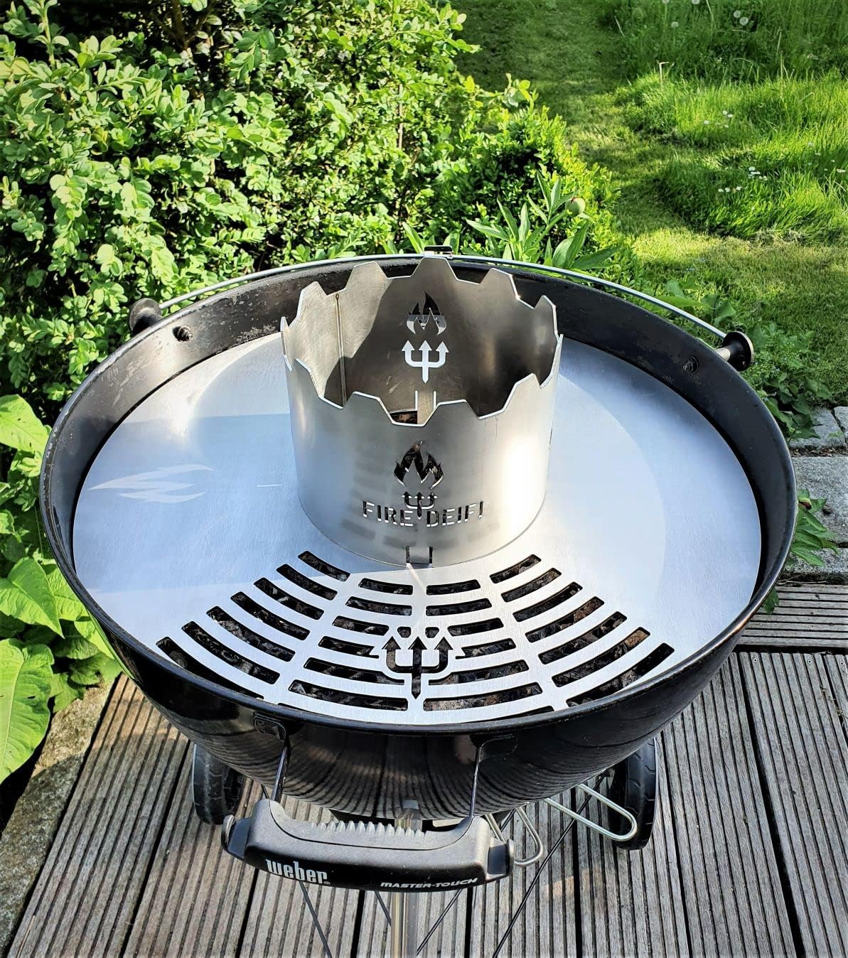 Grillaufsatz für Grillplatte (⌀20 cm), Wokaufsatz ⌀20 cm