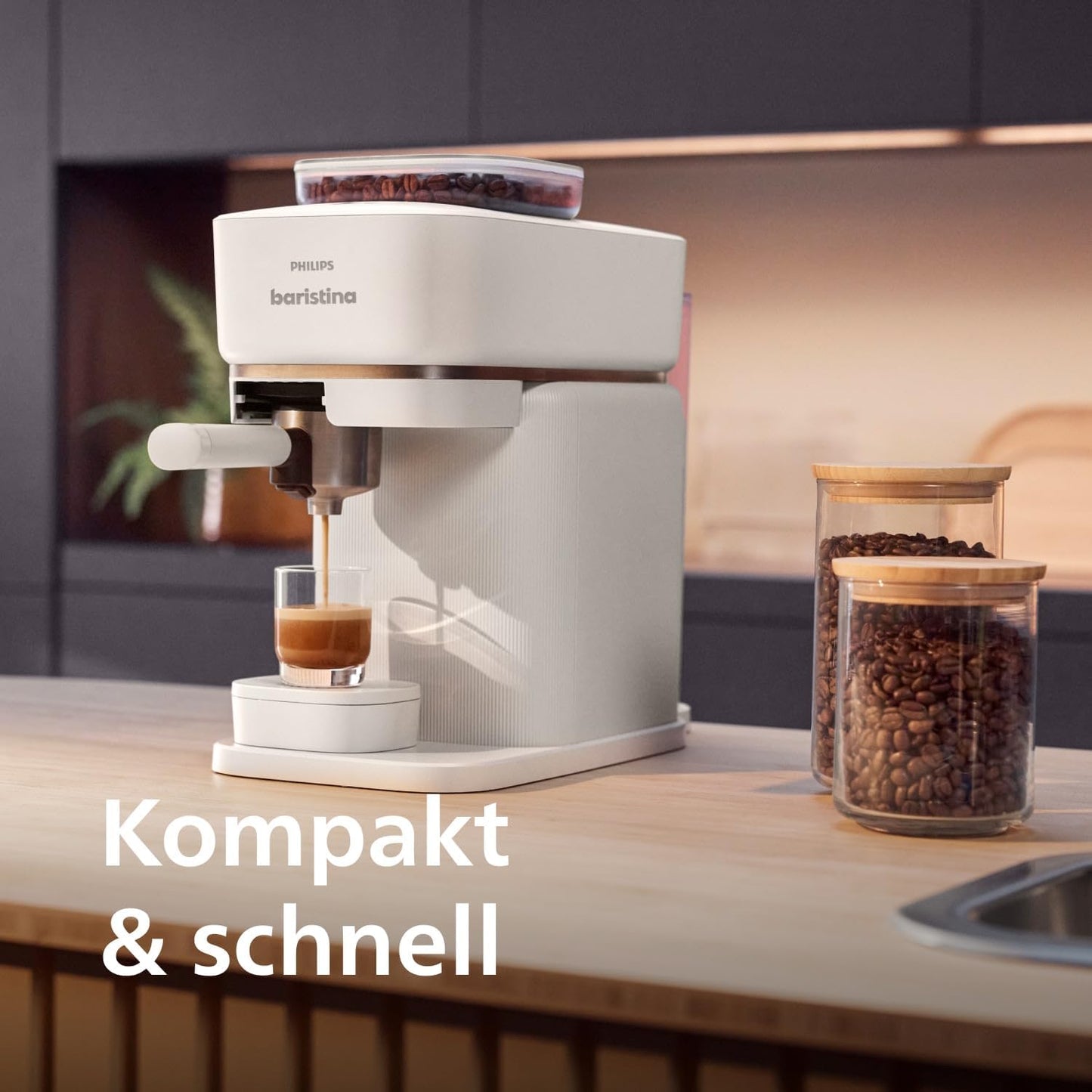 Espressomaschine & Milchaufschäumer-Set