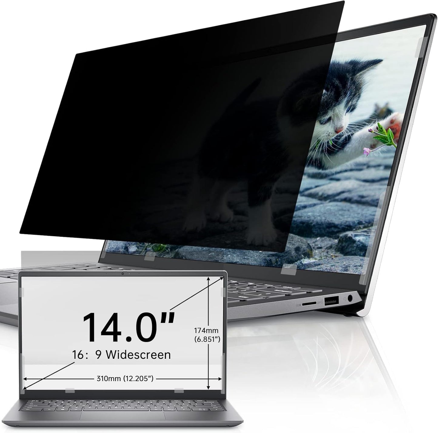 Displayschutz, 3. 14 Zoll-16:9 Seitenverhältnis
