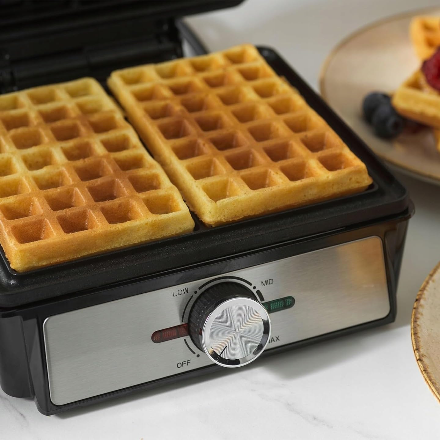 XXL-Waffeleisen für Belgische Waffeln