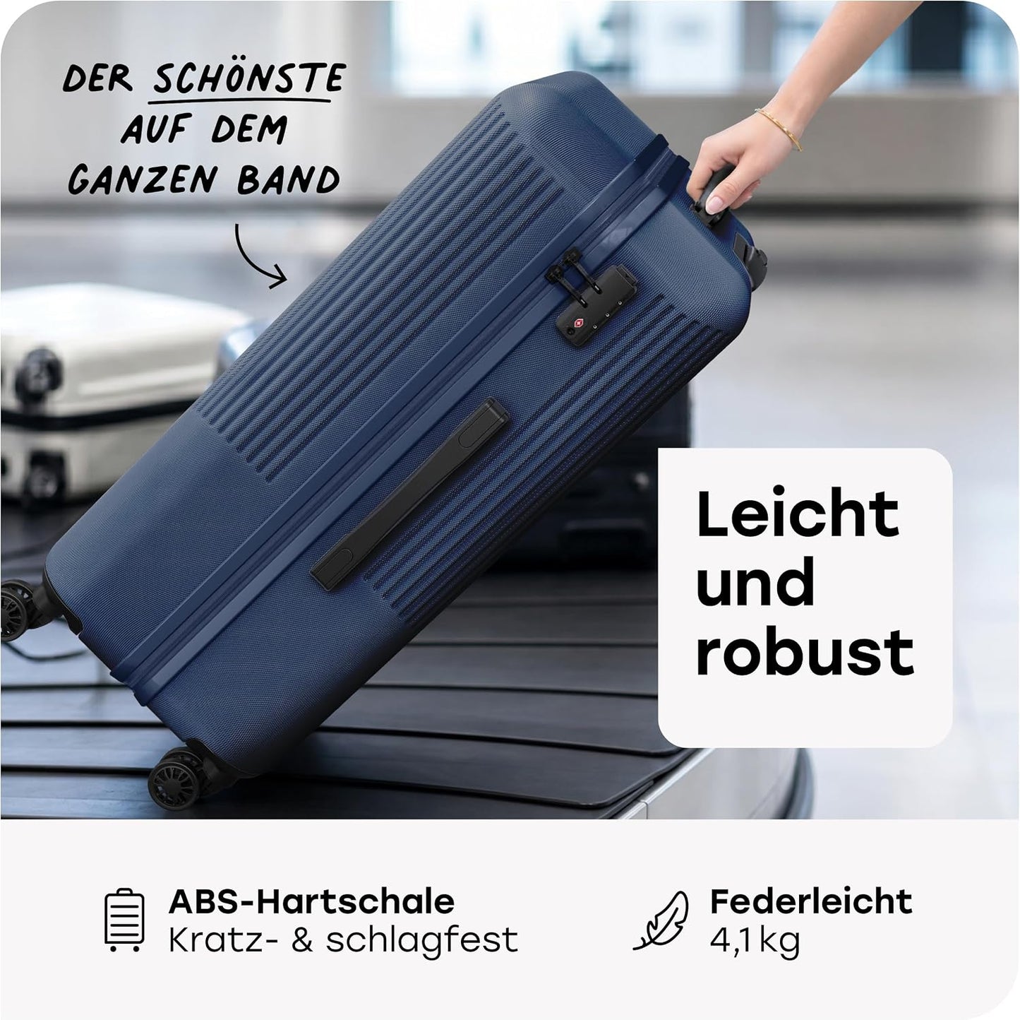 Bali, Blau Trolley Grösse L (77 cm)