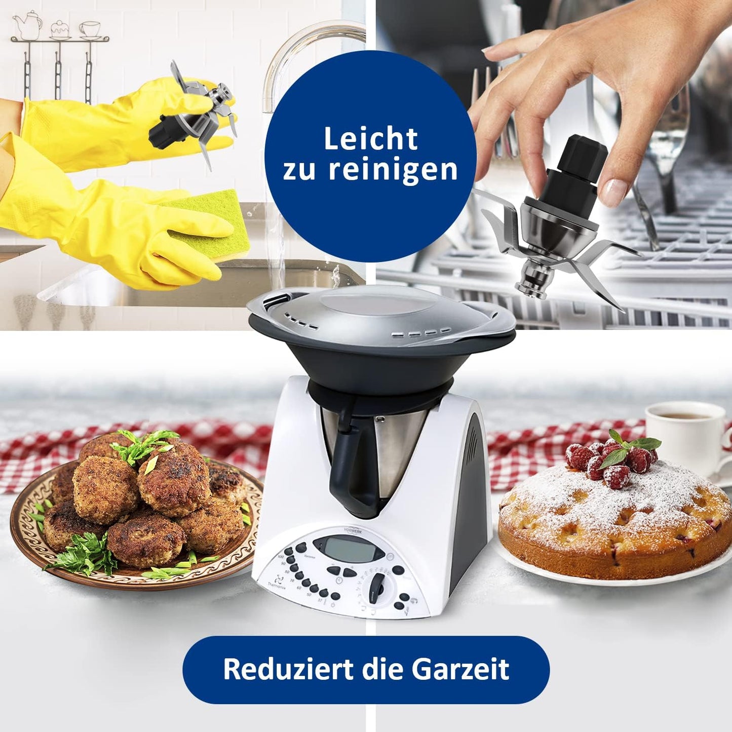 Ersatzmesser für Thermomix TM31, Messer Tm31