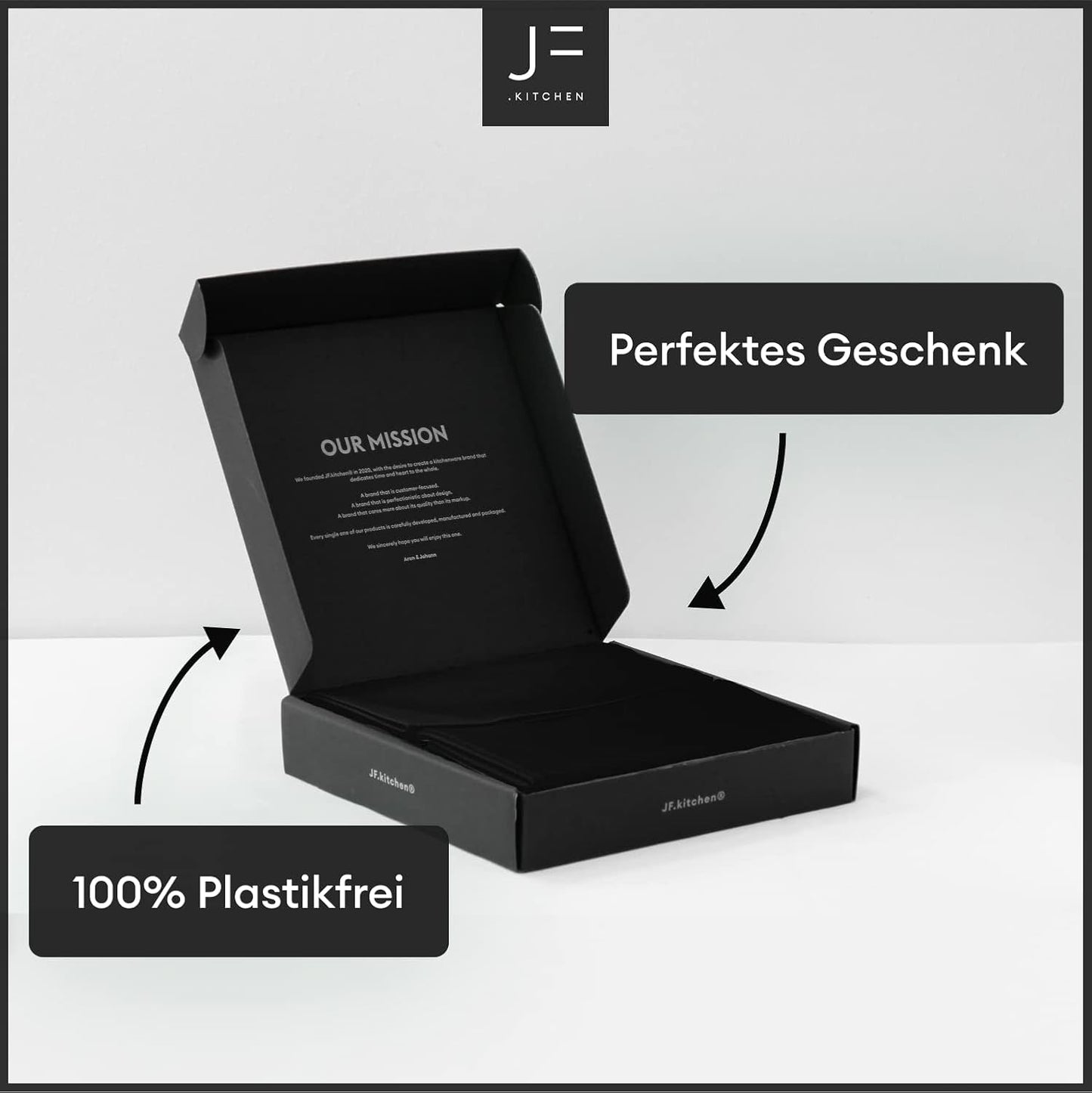 Stoffservietten-Set, Schwarz 12er Set (40x40cm)