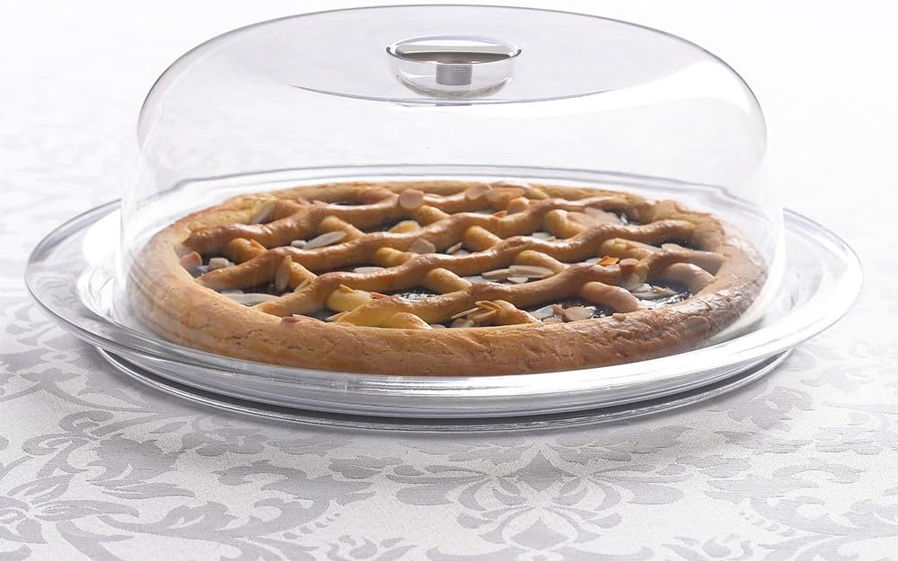Kuchenhalter mit Tablett, Transparent