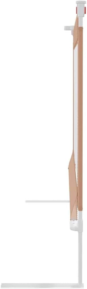 Bettschutzgitter Zafir, 100 x 25 cm Taupe