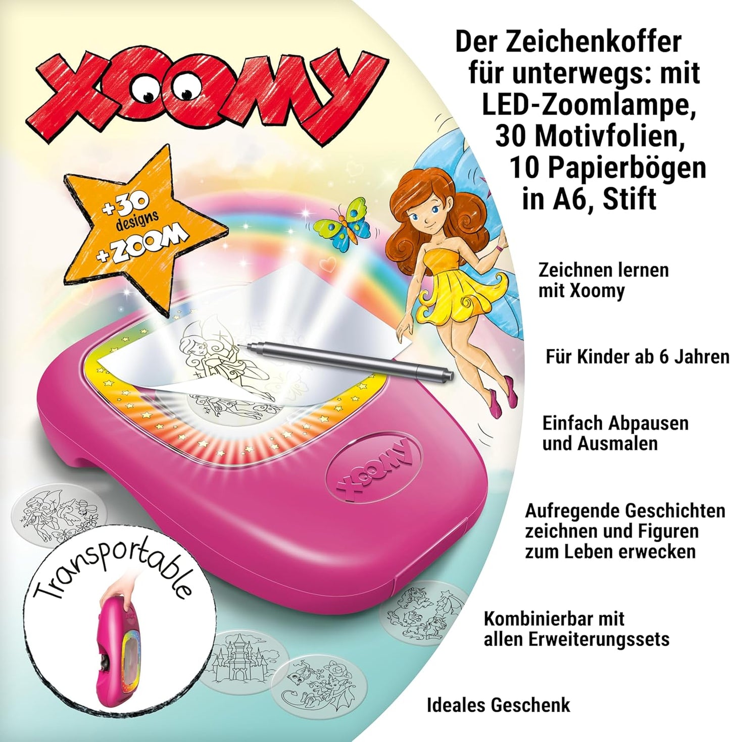 Magical Universe Xoomy - Der Mini-Zeichentisch für unterwegs
