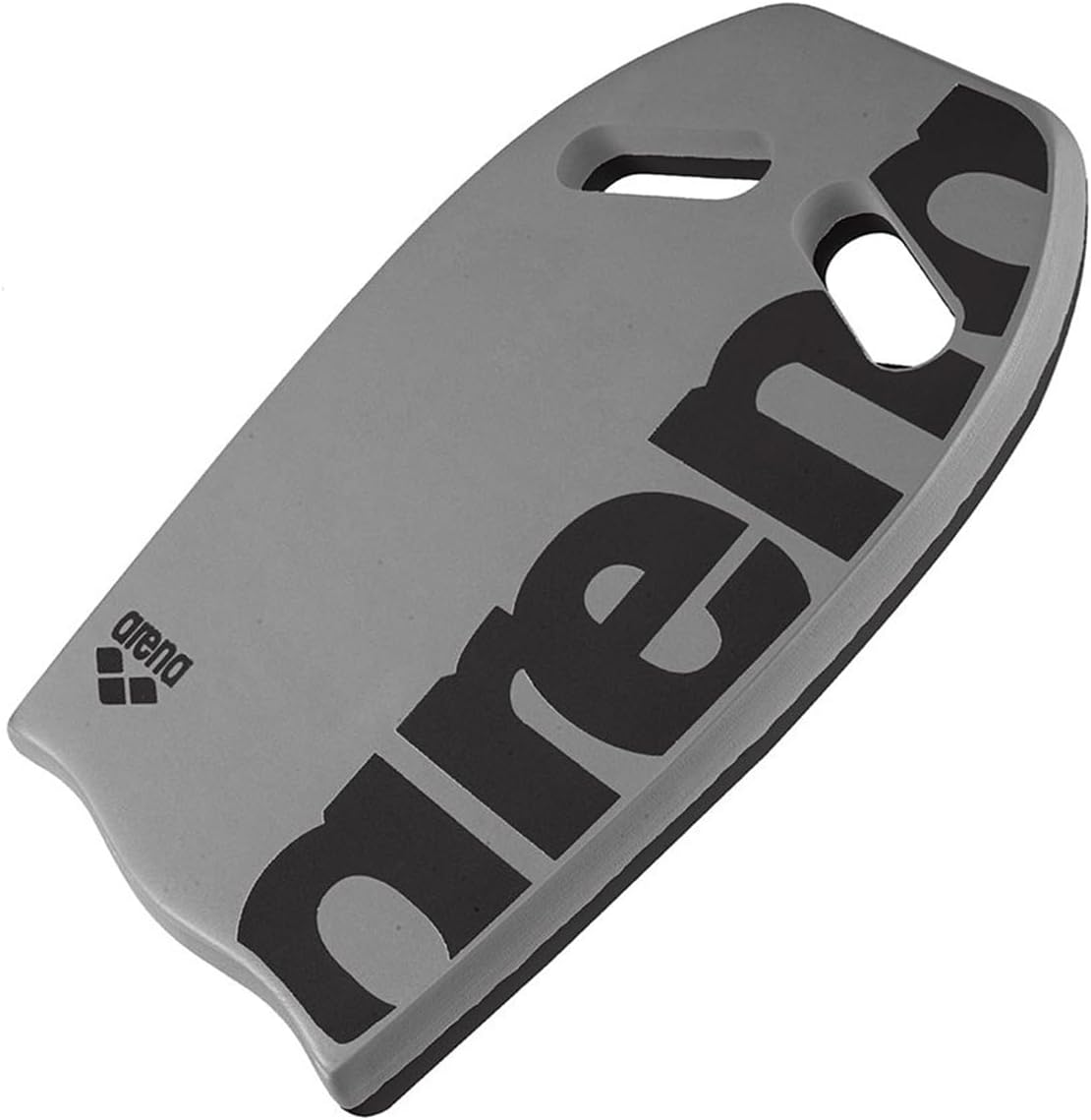 Kickboard mit Grifföffnungen, 39x30 cms Silver (50) Single