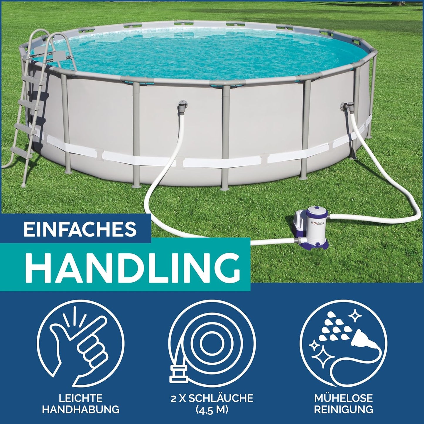 Flowclear Filterpumpe, 9.463 l/h
