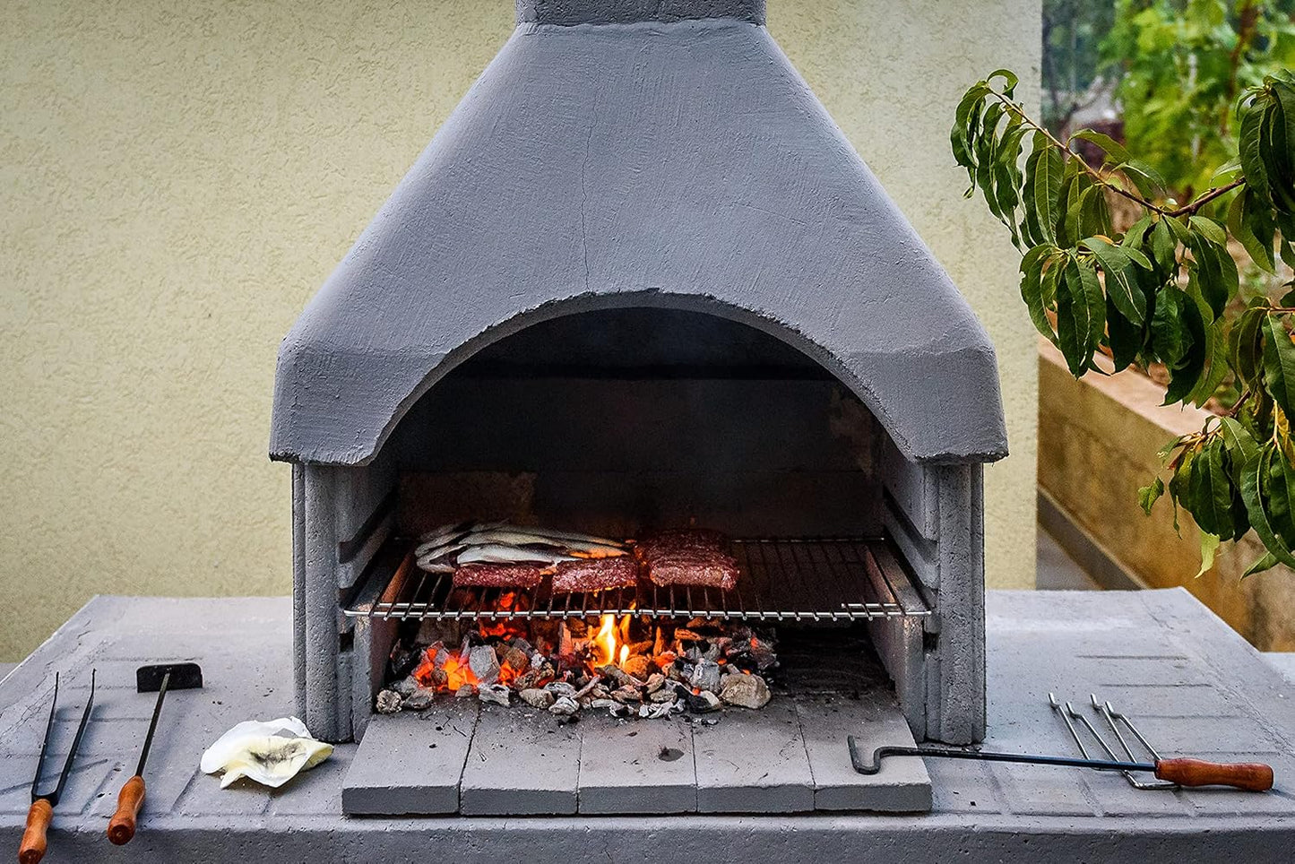 Aschekasten für Holzkohlegrill, 50x40